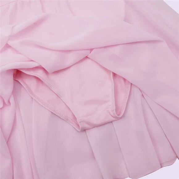 Toddler Kids Girls Sleeveless Pink Dance Ballet Tutu Dress Tulle Leotard  5-6 S - Picture 3 of 16